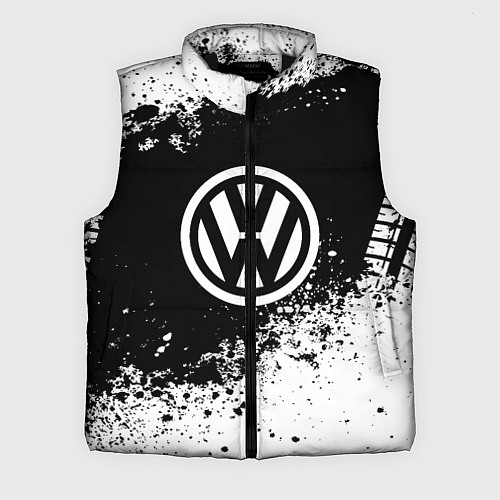 Мужской жилет Volkswagen: Black Spray / 3D-Черный – фото 1