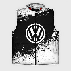 Мужской жилет Volkswagen: Black Spray, цвет: 3D-красный
