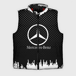 Мужской жилет Mercedes-Benz: Black Side, цвет: 3D-красный