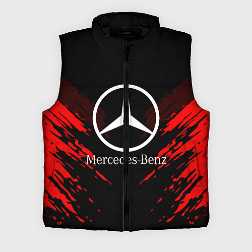 Мужской жилет Mercedes-Benz: Red Anger / 3D-Черный – фото 1