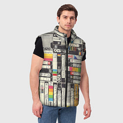 Мужской жилет VHS-кассеты, цвет: 3D-черный — фото 2
