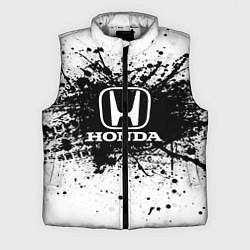 Мужской жилет Honda: Black Spray, цвет: 3D-светло-серый