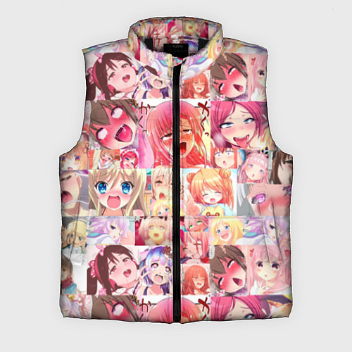Мужской жилет Ahegao / 3D-Черный – фото 1