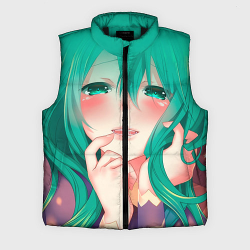 Мужской жилет Miku Ahegao / 3D-Черный – фото 1