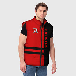 Мужской жилет Honda: Red Style, цвет: 3D-красный — фото 2