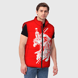 Мужской жилет Спартанский гладиатор, цвет: 3D-красный — фото 2