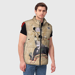 Мужской жилет Зигмунд Фрейд, цвет: 3D-красный — фото 2