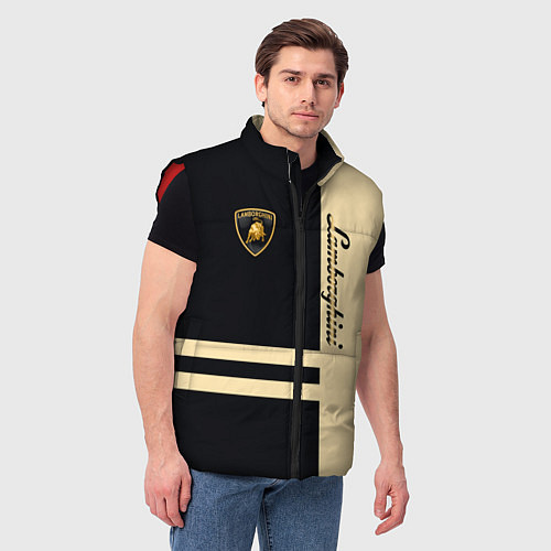 Мужской жилет Lamborghini Sport / 3D-Красный – фото 3