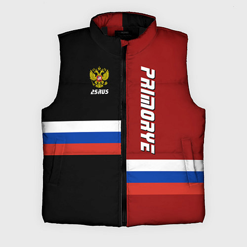 Мужской жилет Primorye, Russia / 3D-Черный – фото 1