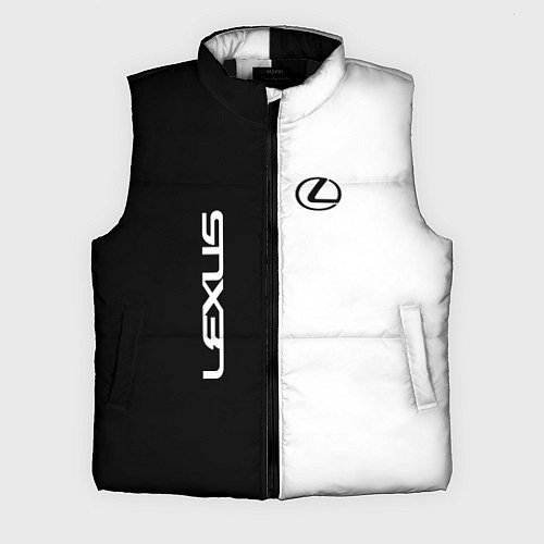 Мужской жилет Lexus: Black & White / 3D-Черный – фото 1