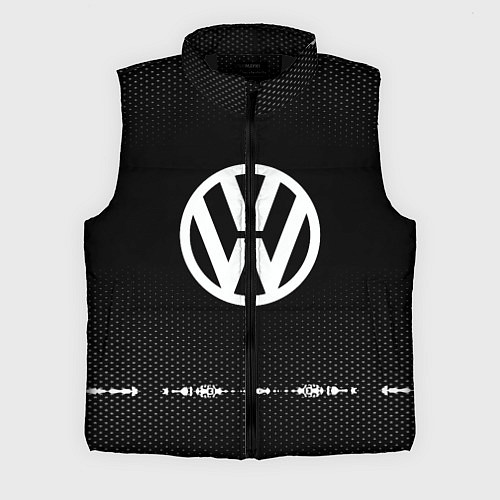 Мужской жилет Volkswagen: Black Abstract / 3D-Черный – фото 1
