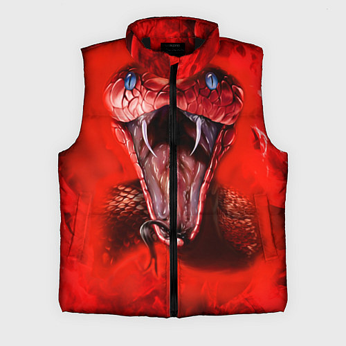 Мужской жилет Red Snake / 3D-Черный – фото 1