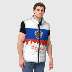 Мужской жилет Krasnodar, Russia, цвет: 3D-черный — фото 2
