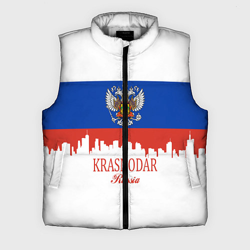 Мужской жилет Krasnodar, Russia / 3D-Светло-серый – фото 1