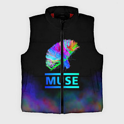 Мужской жилет Muse: Neon Flower, цвет: 3D-красный