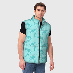 Мужской жилет GTA VC: Blue Palms, цвет: 3D-черный — фото 2