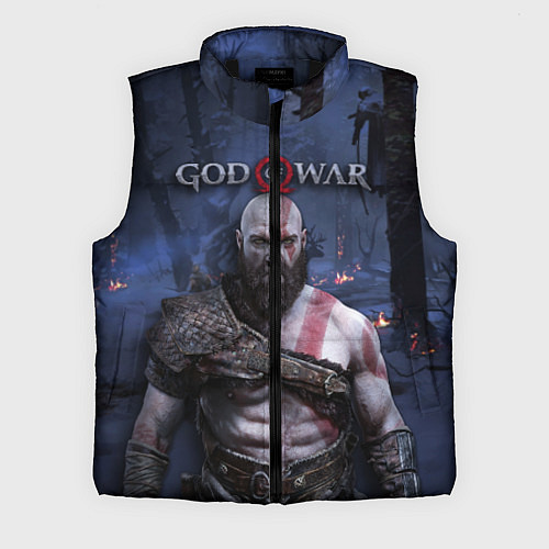 Мужской жилет God of War: Kratos / 3D-Черный – фото 1