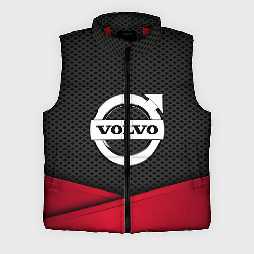 Мужской жилет Volvo: Grey Carbon / 3D-Красный – фото 1