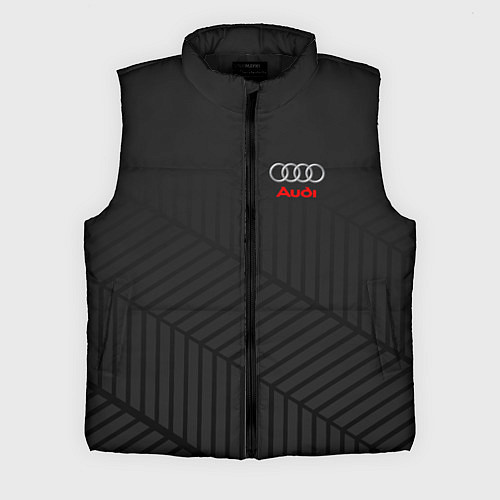 Мужской жилет Audi: Grey Collection / 3D-Черный – фото 1