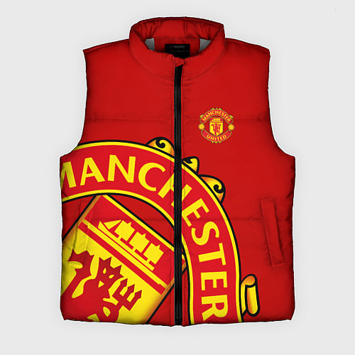Мужской жилет FC Man United: Red Exclusive / 3D-Светло-серый – фото 1