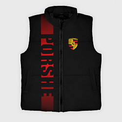 Мужской жилет Porsche: Red Line, цвет: 3D-черный