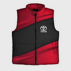 Мужской жилет Toyota: Red Sport, цвет: 3D-красный