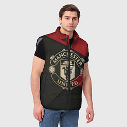 Мужской жилет FC Man United: Old Style, цвет: 3D-светло-серый — фото 2