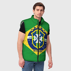 Мужской жилет CBF Brazil, цвет: 3D-светло-серый — фото 2