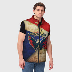 Мужской жилет HC Capitals: Old Style, цвет: 3D-черный — фото 2