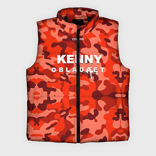 Мужской жилет Kenny: Obladaet Camo / 3D-Черный – фото 1