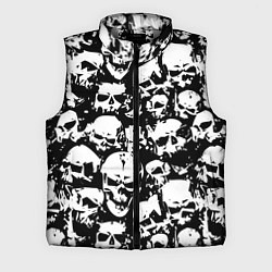 Мужской жилет Черепа ужаса, цвет: 3D-светло-серый