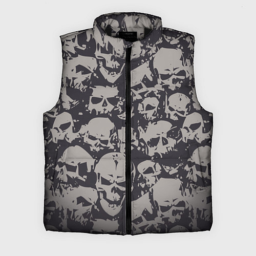 Мужской жилет Демонические черепа / 3D-Черный – фото 1