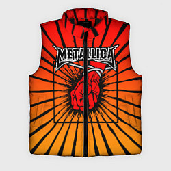 Мужской жилет Metallica Fist, цвет: 3D-черный