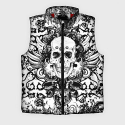 Мужской жилет Grunge Skull, цвет: 3D-красный