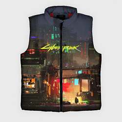 Мужской жилет Cyberpunk 2077: Night City, цвет: 3D-красный