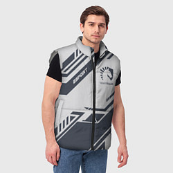 Мужской жилет Team Liquid: Grey E-Sport, цвет: 3D-светло-серый — фото 2