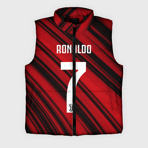 Мужской жилет Ronaldo 7: Red Sport / 3D-Черный – фото 1