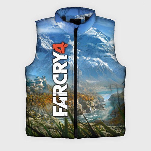 Мужской жилет Far Cry 4: Ice Mountains / 3D-Черный – фото 1
