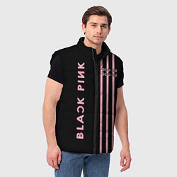 Мужской жилет Black Pink, цвет: 3D-черный — фото 2