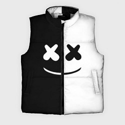 Мужской жилет Marshmello: Black & White, цвет: 3D-светло-серый