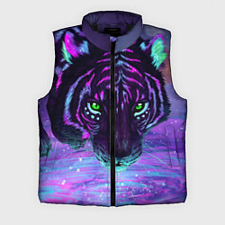 Мужской жилет Неоновый тигр