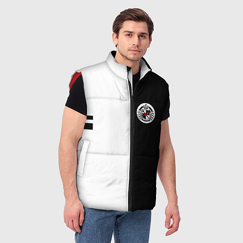 Мужской жилет Monokuma School / 3D-Красный – фото 3