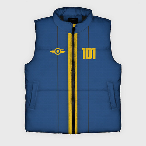 Мужской жилет Fallout: Vault 101 / 3D-Черный – фото 1