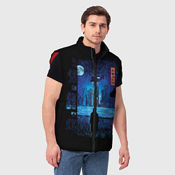 Мужской жилет Blade Runner: Dark Night, цвет: 3D-красный — фото 2