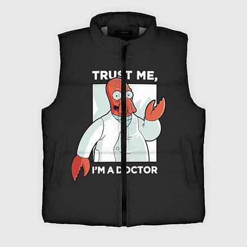 Мужской жилет Zoidberg: Trust Me / 3D-Светло-серый – фото 1