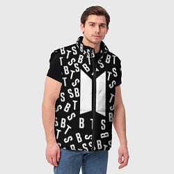 Мужской жилет BTS: Black Style, цвет: 3D-черный — фото 2