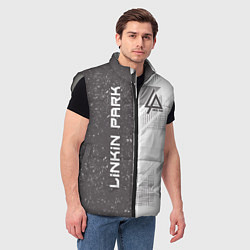 Мужской жилет Linkin Park: Grey Form, цвет: 3D-светло-серый — фото 2