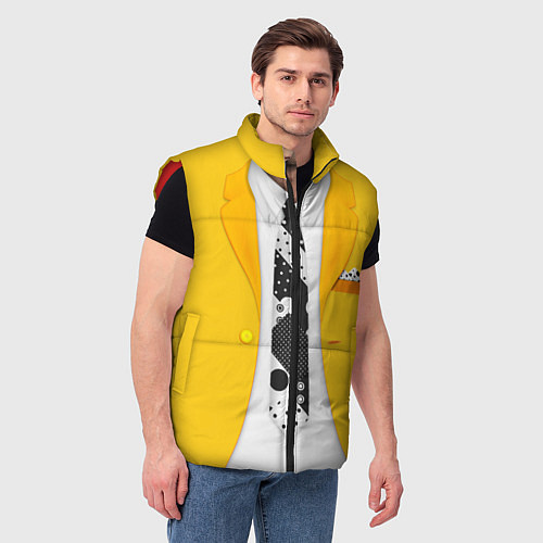 Мужской жилет Человек-маска / 3D-Красный – фото 3