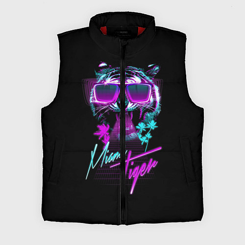 Мужской жилет Miami Tiger / 3D-Красный – фото 1