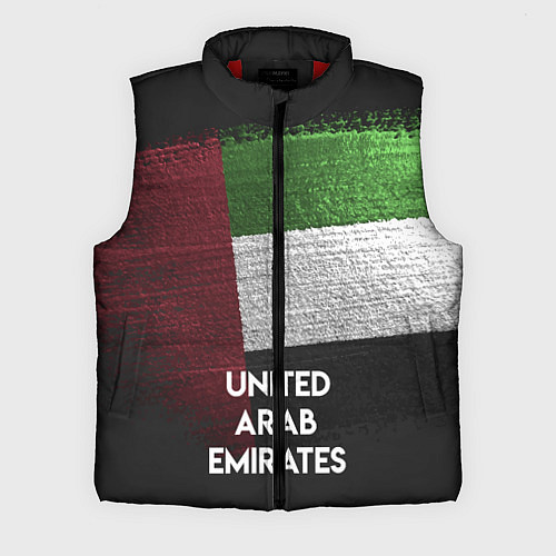 Мужской жилет United Arab Emirates Style / 3D-Красный – фото 1